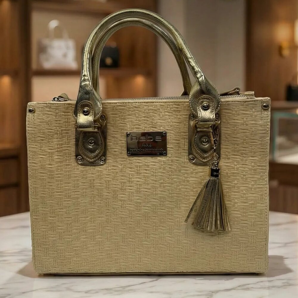 Bebe Straw Purse
